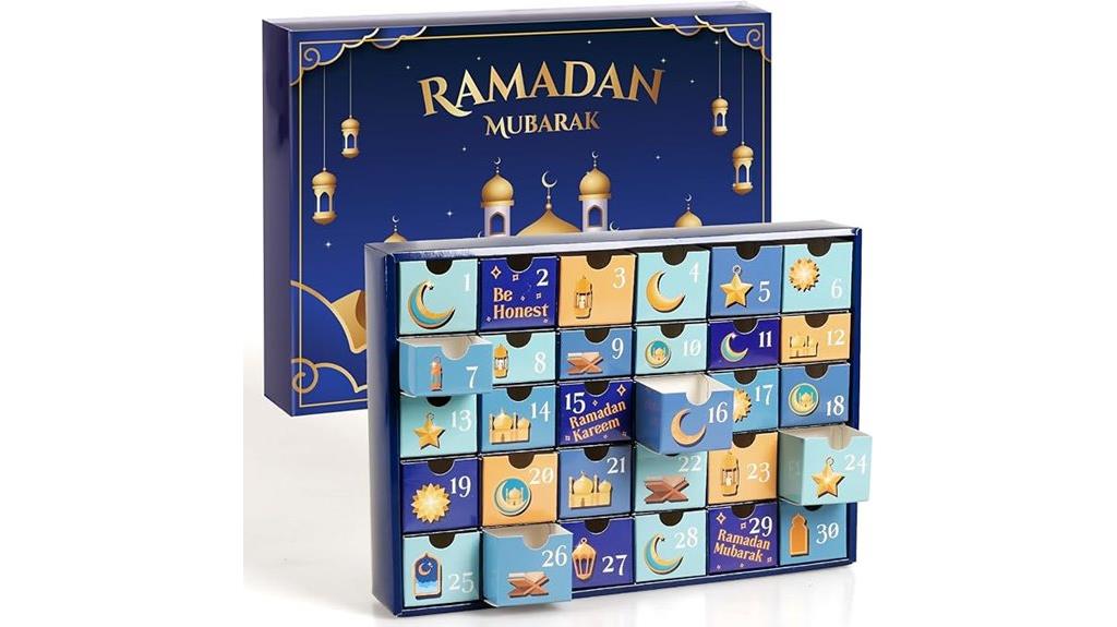 ramadan calendar with drawers